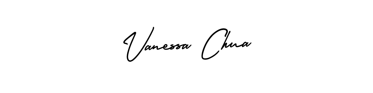 AmerikaSignatureDemo-Regular is a professional signature style that is perfect for those who want to add a touch of class to their signature. It is also a great choice for those who want to make their signature more unique. Get Vanessa Chua name to fancy signature for free. Vanessa Chua signature style 3 images and pictures png