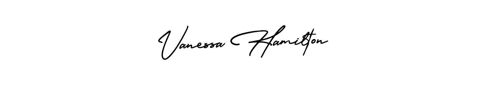 Create a beautiful signature design for name Vanessa Hamilton. With this signature (AmerikaSignatureDemo-Regular) fonts, you can make a handwritten signature for free. Vanessa Hamilton signature style 3 images and pictures png