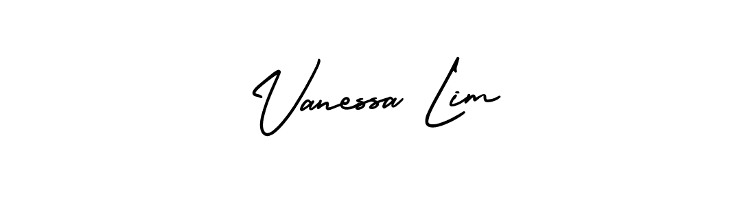 Make a beautiful signature design for name Vanessa Lim. With this signature (AmerikaSignatureDemo-Regular) style, you can create a handwritten signature for free. Vanessa Lim signature style 3 images and pictures png