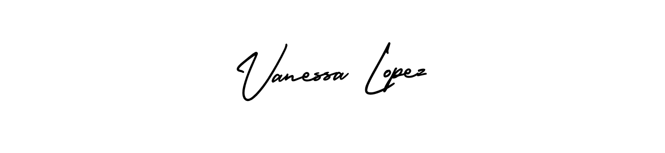Best and Professional Signature Style for Vanessa Lopez. AmerikaSignatureDemo-Regular Best Signature Style Collection. Vanessa Lopez signature style 3 images and pictures png