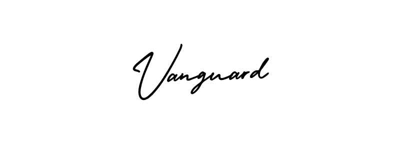 You should practise on your own different ways (AmerikaSignatureDemo-Regular) to write your name (Vanguard) in signature. don't let someone else do it for you. Vanguard signature style 3 images and pictures png