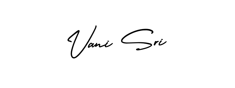 AmerikaSignatureDemo-Regular is a professional signature style that is perfect for those who want to add a touch of class to their signature. It is also a great choice for those who want to make their signature more unique. Get Vani Sri name to fancy signature for free. Vani Sri signature style 3 images and pictures png