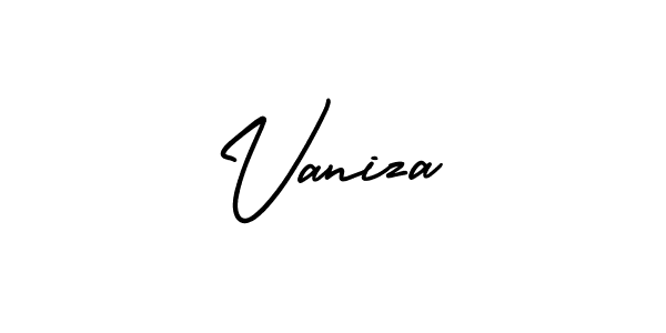 Check out images of Autograph of Vaniza name. Actor Vaniza Signature Style. AmerikaSignatureDemo-Regular is a professional sign style online. Vaniza signature style 3 images and pictures png