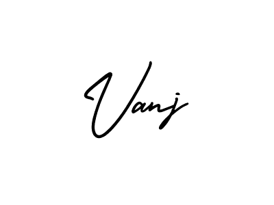 How to Draw Vanj signature style? AmerikaSignatureDemo-Regular is a latest design signature styles for name Vanj. Vanj signature style 3 images and pictures png