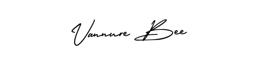 Vannure Bee stylish signature style. Best Handwritten Sign (AmerikaSignatureDemo-Regular) for my name. Handwritten Signature Collection Ideas for my name Vannure Bee. Vannure Bee signature style 3 images and pictures png