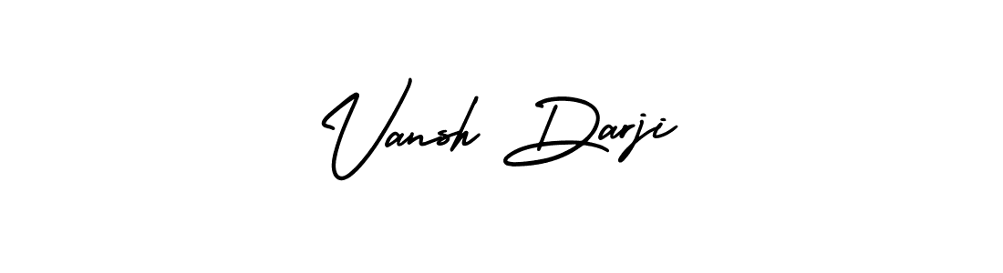 Use a signature maker to create a handwritten signature online. With this signature software, you can design (AmerikaSignatureDemo-Regular) your own signature for name Vansh Darji. Vansh Darji signature style 3 images and pictures png