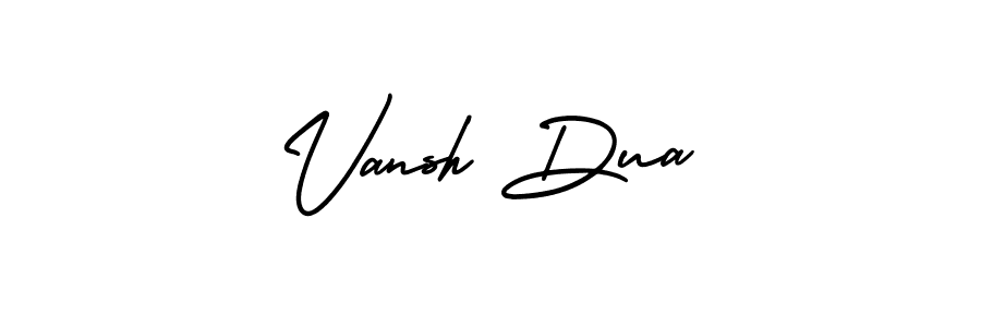 Similarly AmerikaSignatureDemo-Regular is the best handwritten signature design. Signature creator online .You can use it as an online autograph creator for name Vansh Dua. Vansh Dua signature style 3 images and pictures png