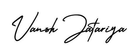 Create a beautiful signature design for name Vansh Jatariya. With this signature (AmerikaSignatureDemo-Regular) fonts, you can make a handwritten signature for free. Vansh Jatariya signature style 3 images and pictures png