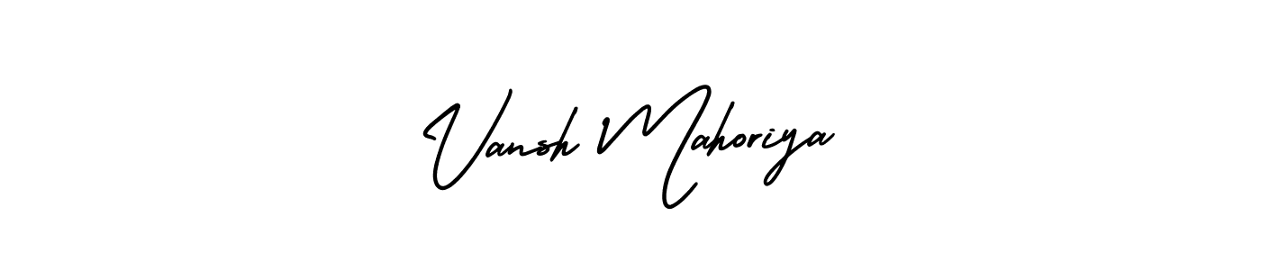 How to make Vansh Mahoriya name signature. Use AmerikaSignatureDemo-Regular style for creating short signs online. This is the latest handwritten sign. Vansh Mahoriya signature style 3 images and pictures png