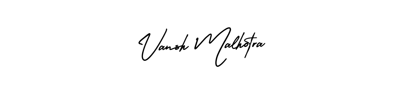 AmerikaSignatureDemo-Regular is a professional signature style that is perfect for those who want to add a touch of class to their signature. It is also a great choice for those who want to make their signature more unique. Get Vansh Malhotra name to fancy signature for free. Vansh Malhotra signature style 3 images and pictures png