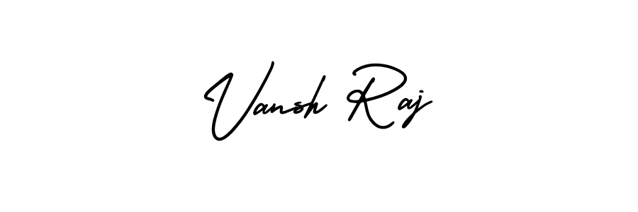 How to make Vansh Raj signature? AmerikaSignatureDemo-Regular is a professional autograph style. Create handwritten signature for Vansh Raj name. Vansh Raj signature style 3 images and pictures png