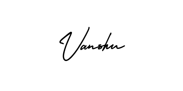 Check out images of Autograph of Vanshu name. Actor Vanshu Signature Style. AmerikaSignatureDemo-Regular is a professional sign style online. Vanshu signature style 3 images and pictures png