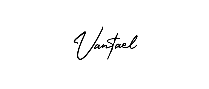 You should practise on your own different ways (AmerikaSignatureDemo-Regular) to write your name (Vantael) in signature. don't let someone else do it for you. Vantael signature style 3 images and pictures png