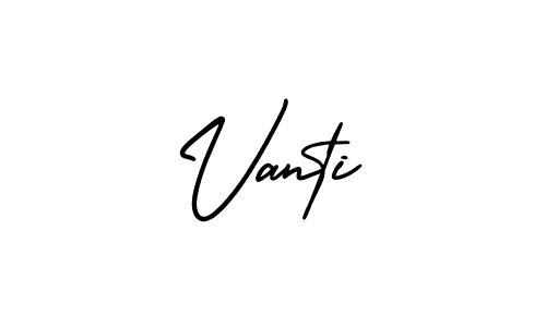 Make a beautiful signature design for name Vanti. Use this online signature maker to create a handwritten signature for free. Vanti signature style 3 images and pictures png