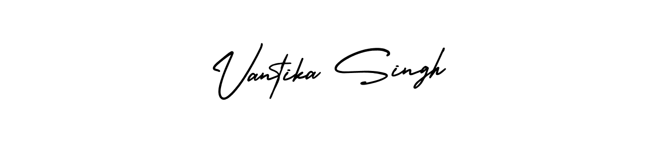 How to make Vantika Singh signature? AmerikaSignatureDemo-Regular is a professional autograph style. Create handwritten signature for Vantika Singh name. Vantika Singh signature style 3 images and pictures png