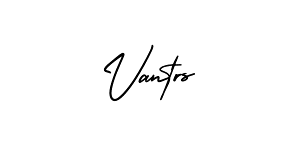 How to Draw Vantrs signature style? AmerikaSignatureDemo-Regular is a latest design signature styles for name Vantrs. Vantrs signature style 3 images and pictures png
