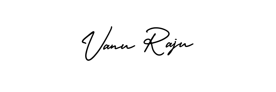 Similarly AmerikaSignatureDemo-Regular is the best handwritten signature design. Signature creator online .You can use it as an online autograph creator for name Vanu Raju. Vanu Raju signature style 3 images and pictures png