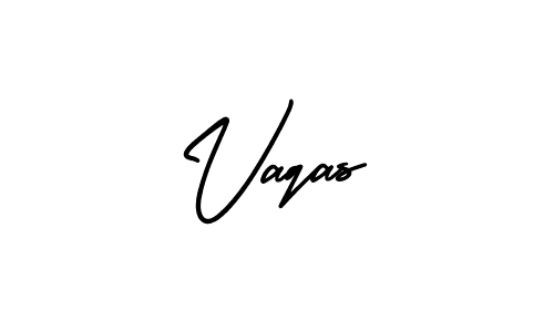 Make a beautiful signature design for name Vaqas. Use this online signature maker to create a handwritten signature for free. Vaqas signature style 3 images and pictures png