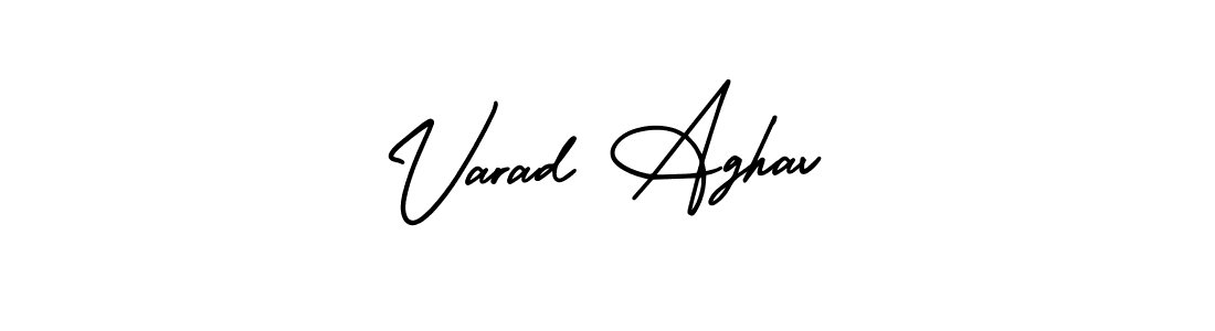 Also You can easily find your signature by using the search form. We will create Varad Aghav name handwritten signature images for you free of cost using AmerikaSignatureDemo-Regular sign style. Varad Aghav signature style 3 images and pictures png