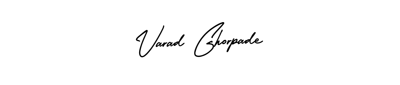 Make a beautiful signature design for name Varad Ghorpade. Use this online signature maker to create a handwritten signature for free. Varad Ghorpade signature style 3 images and pictures png