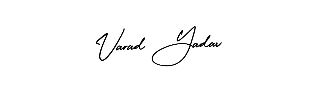 Check out images of Autograph of Varad Yadav name. Actor Varad Yadav Signature Style. AmerikaSignatureDemo-Regular is a professional sign style online. Varad Yadav signature style 3 images and pictures png