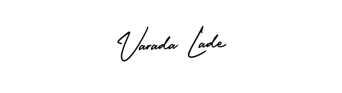 Use a signature maker to create a handwritten signature online. With this signature software, you can design (AmerikaSignatureDemo-Regular) your own signature for name Varada Lade. Varada Lade signature style 3 images and pictures png