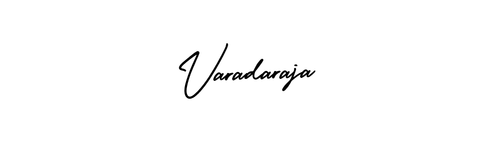 Varadaraja stylish signature style. Best Handwritten Sign (AmerikaSignatureDemo-Regular) for my name. Handwritten Signature Collection Ideas for my name Varadaraja. Varadaraja signature style 3 images and pictures png