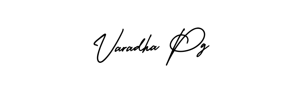 AmerikaSignatureDemo-Regular is a professional signature style that is perfect for those who want to add a touch of class to their signature. It is also a great choice for those who want to make their signature more unique. Get Varadha Pg name to fancy signature for free. Varadha Pg signature style 3 images and pictures png