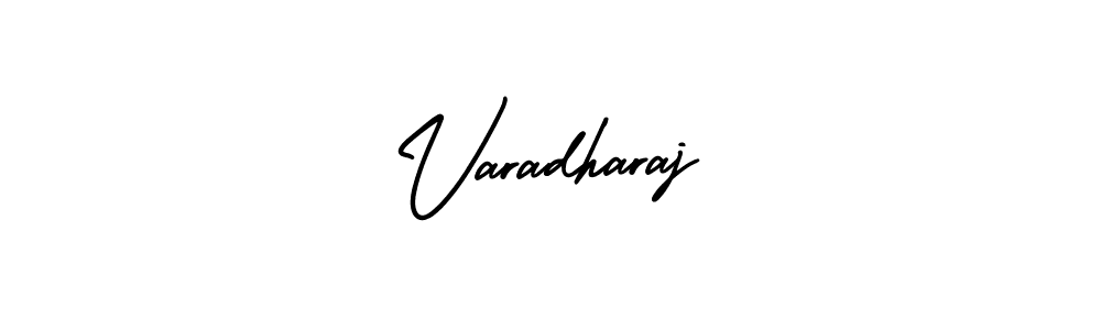 Make a beautiful signature design for name Varadharaj. With this signature (AmerikaSignatureDemo-Regular) style, you can create a handwritten signature for free. Varadharaj signature style 3 images and pictures png