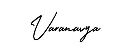 Also You can easily find your signature by using the search form. We will create Varanavya name handwritten signature images for you free of cost using AmerikaSignatureDemo-Regular sign style. Varanavya signature style 3 images and pictures png