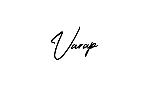How to make Varap signature? AmerikaSignatureDemo-Regular is a professional autograph style. Create handwritten signature for Varap name. Varap signature style 3 images and pictures png