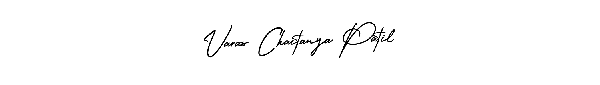 Make a short Varas Chaitanya Patil signature style. Manage your documents anywhere anytime using AmerikaSignatureDemo-Regular. Create and add eSignatures, submit forms, share and send files easily. Varas Chaitanya Patil signature style 3 images and pictures png