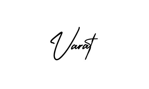 Similarly AmerikaSignatureDemo-Regular is the best handwritten signature design. Signature creator online .You can use it as an online autograph creator for name Varat. Varat signature style 3 images and pictures png