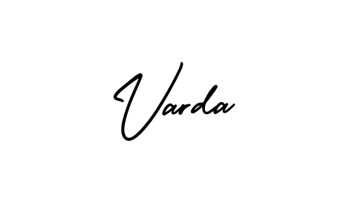 Make a beautiful signature design for name Varda. Use this online signature maker to create a handwritten signature for free. Varda signature style 3 images and pictures png