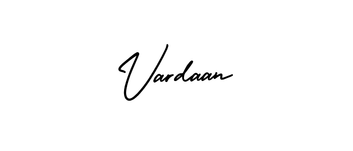 Create a beautiful signature design for name Vardaan. With this signature (AmerikaSignatureDemo-Regular) fonts, you can make a handwritten signature for free. Vardaan signature style 3 images and pictures png
