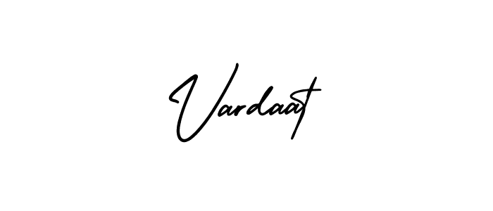 Make a beautiful signature design for name Vardaat. With this signature (AmerikaSignatureDemo-Regular) style, you can create a handwritten signature for free. Vardaat signature style 3 images and pictures png