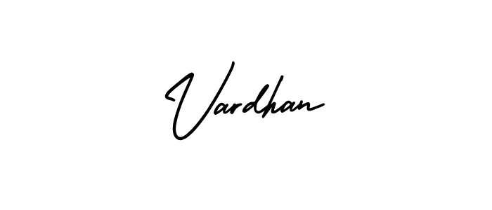 Create a beautiful signature design for name Vardhan. With this signature (AmerikaSignatureDemo-Regular) fonts, you can make a handwritten signature for free. Vardhan signature style 3 images and pictures png