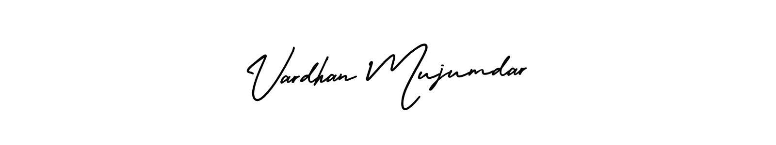Make a beautiful signature design for name Vardhan Mujumdar. With this signature (AmerikaSignatureDemo-Regular) style, you can create a handwritten signature for free. Vardhan Mujumdar signature style 3 images and pictures png