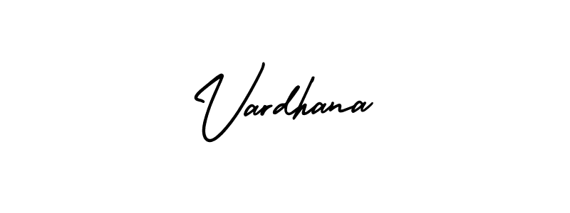 Use a signature maker to create a handwritten signature online. With this signature software, you can design (AmerikaSignatureDemo-Regular) your own signature for name Vardhana. Vardhana signature style 3 images and pictures png