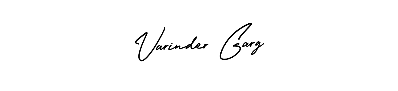 Also we have Varinder Garg name is the best signature style. Create professional handwritten signature collection using AmerikaSignatureDemo-Regular autograph style. Varinder Garg signature style 3 images and pictures png