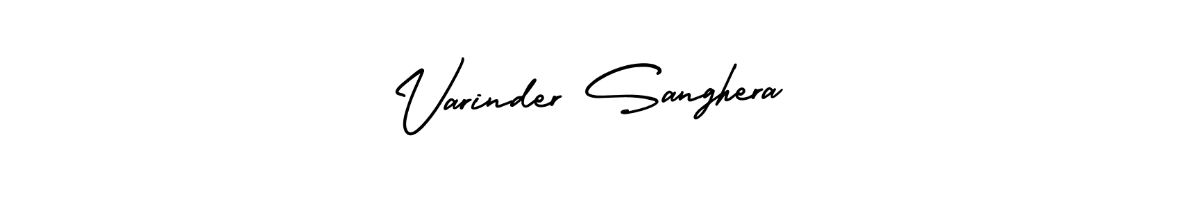 It looks lik you need a new signature style for name Varinder Sanghera. Design unique handwritten (AmerikaSignatureDemo-Regular) signature with our free signature maker in just a few clicks. Varinder Sanghera signature style 3 images and pictures png