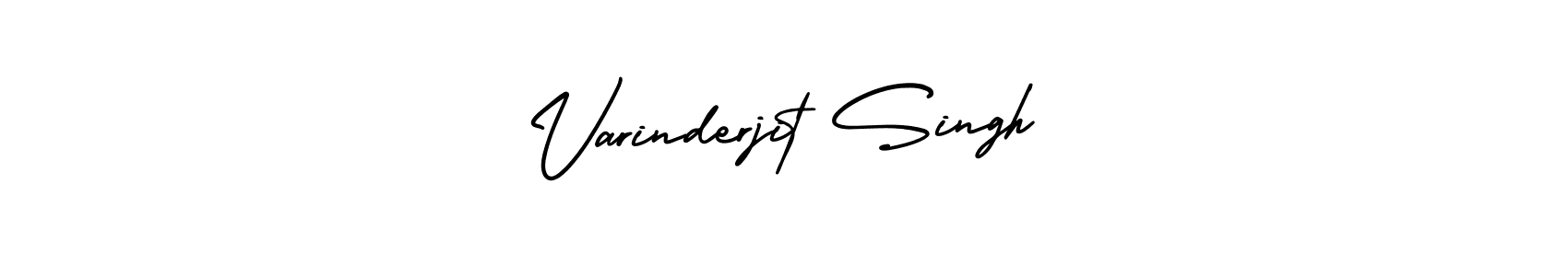 How to make Varinderjit Singh name signature. Use AmerikaSignatureDemo-Regular style for creating short signs online. This is the latest handwritten sign. Varinderjit Singh signature style 3 images and pictures png