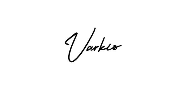 Make a beautiful signature design for name Varkis. Use this online signature maker to create a handwritten signature for free. Varkis signature style 3 images and pictures png