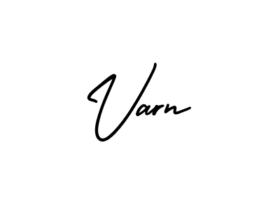 Design your own signature with our free online signature maker. With this signature software, you can create a handwritten (AmerikaSignatureDemo-Regular) signature for name Varn. Varn signature style 3 images and pictures png