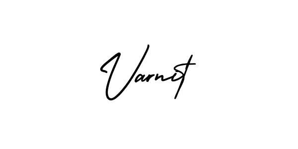 It looks lik you need a new signature style for name Varnit. Design unique handwritten (AmerikaSignatureDemo-Regular) signature with our free signature maker in just a few clicks. Varnit signature style 3 images and pictures png