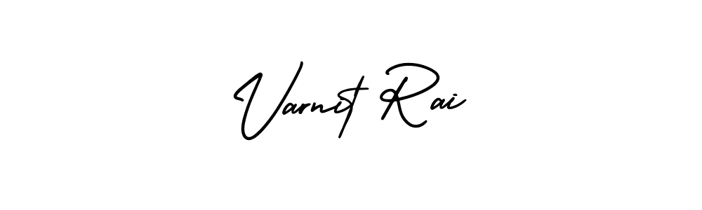 Make a beautiful signature design for name Varnit Rai. Use this online signature maker to create a handwritten signature for free. Varnit Rai signature style 3 images and pictures png