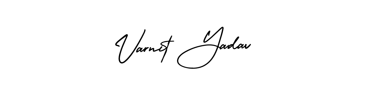 Also we have Varnit Yadav name is the best signature style. Create professional handwritten signature collection using AmerikaSignatureDemo-Regular autograph style. Varnit Yadav signature style 3 images and pictures png