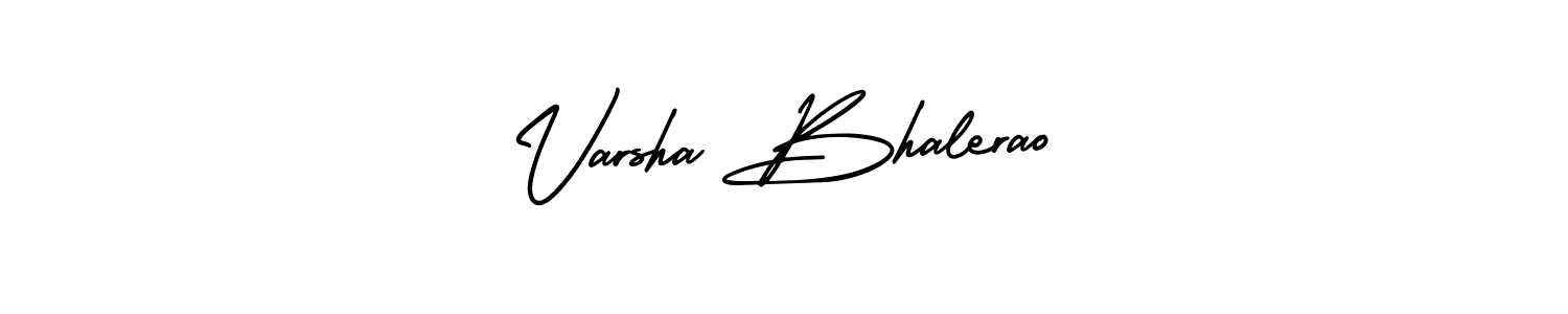 Create a beautiful signature design for name Varsha Bhalerao. With this signature (AmerikaSignatureDemo-Regular) fonts, you can make a handwritten signature for free. Varsha Bhalerao signature style 3 images and pictures png