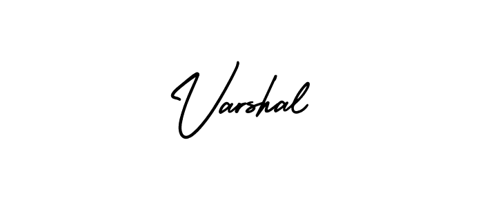 Create a beautiful signature design for name Varshal. With this signature (AmerikaSignatureDemo-Regular) fonts, you can make a handwritten signature for free. Varshal signature style 3 images and pictures png