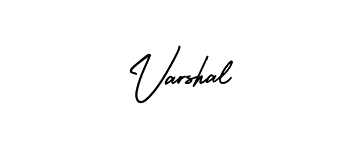 Create a beautiful signature design for name Varshal. With this signature (AmerikaSignatureDemo-Regular) fonts, you can make a handwritten signature for free. Varshal signature style 3 images and pictures png